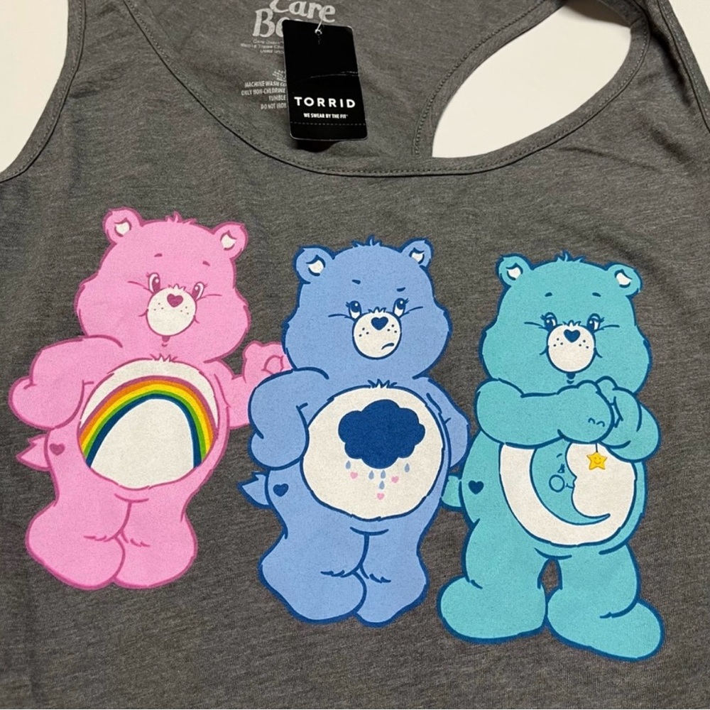 Torrid Carebear Raceback tank top - Picture 4 of 5